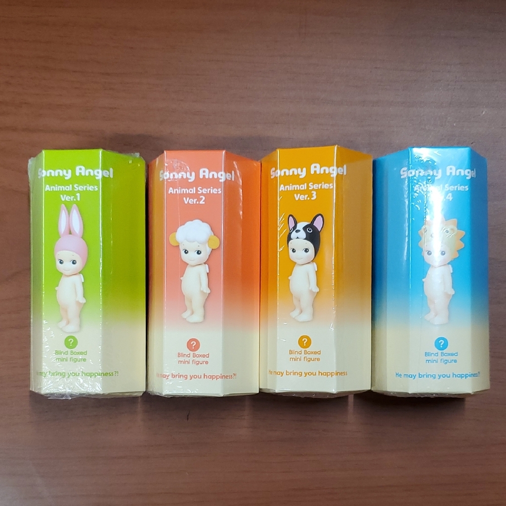 Sonny Angel Animal Series Blind Box Set - Versions 1-4 Sealed Boxes